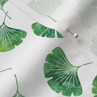 (small scale) ginkgo leaves - green - LAD19