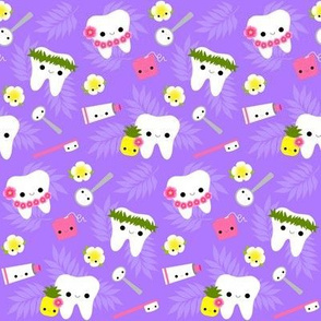 Happy Hawaii Teeth - Purple