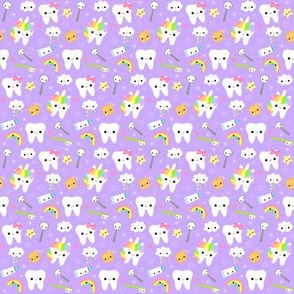 SMALL Happy Unicorn Teeth - Lavender
