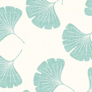 ginkgo leaves - mint - LAD19