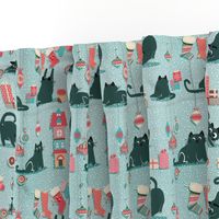 Normal scale • Vintage Christmas cats