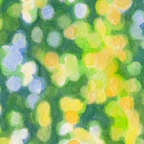 Sunny spring day watercolor (bigger scale, vertical)