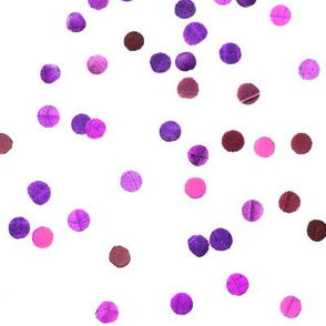 textured confetti polka dots violet-pink