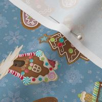 Gingerbread Cookies in glitter