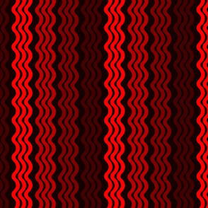 Wavy Red Stripes