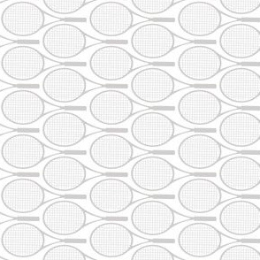 Tennis Racket Pattern Grey
