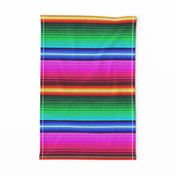 Mexican Blanket Serape Southwest Stripe - medium scale -Brights