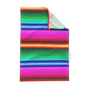 Mexican Blanket Serape Southwest Stripe - medium scale -Brights