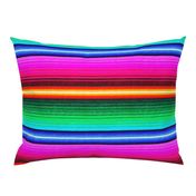 Mexican Blanket Serape Southwest Stripe - medium scale -Brights