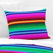 Mexican Blanket Serape Southwest Stripe - medium scale -Brights