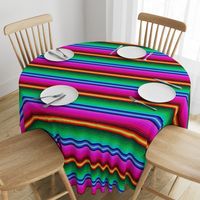 Mexican Blanket Serape Southwest Stripe - medium scale -Brights