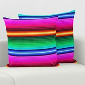 Mexican Blanket Serape Southwest Stripe - medium scale -Brights