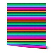 Mexican Blanket Serape Southwest Stripe - medium scale -Brights