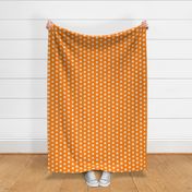 Orange Polka Dots- Small Scale