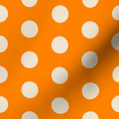 Orange Polka Dots- Small Scale