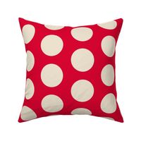 Pinkish Red Polka Dots