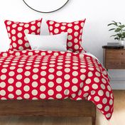 Pinkish Red Polka Dots