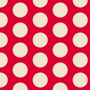 Pinkish Red Polka Dots