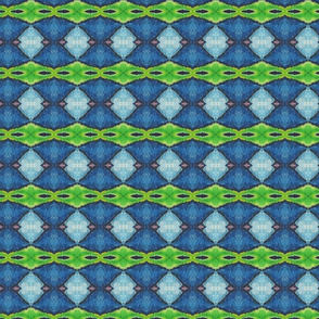 Geometrisch Blau Grün