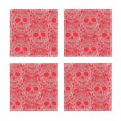 Lace Skulls {Pink} -medium