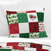 Christmas//Tis the Season - Wholecloth Cheater Quilt