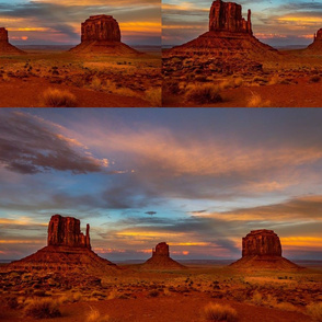 Monument Valley Sunset Panel