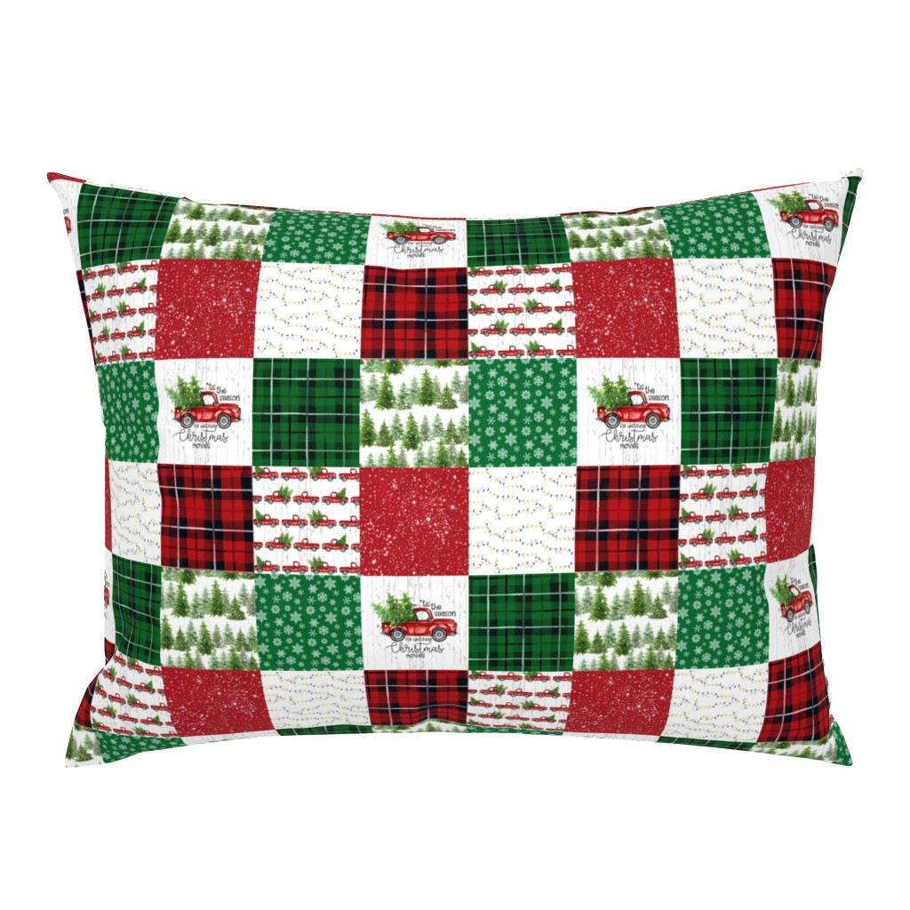 3 inch Christmas//Tis the season - Wholecloth Cheater Quilt