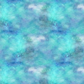 sky coordinate to rabbits on clouds turquoise aqua blue FLWRT