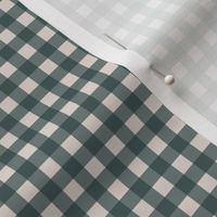 Farmhouse: Blue & Cream Gingham Plaid