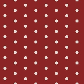 Farmhouse Chic: Red & White Polka Dot