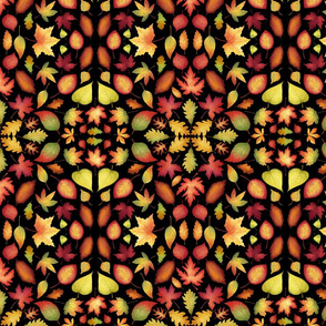 fall leaves kaleidoscope