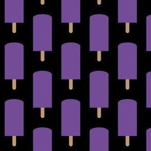 Medium Purple Ice Pops on Black