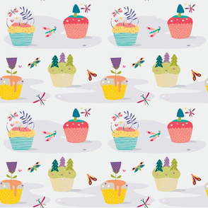 Wonderland cupcakes small