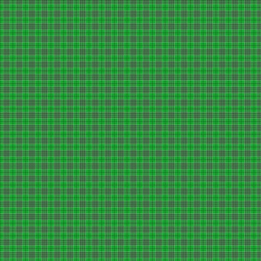 Christmas Holly Green and Evergreen Tartan with White Lines