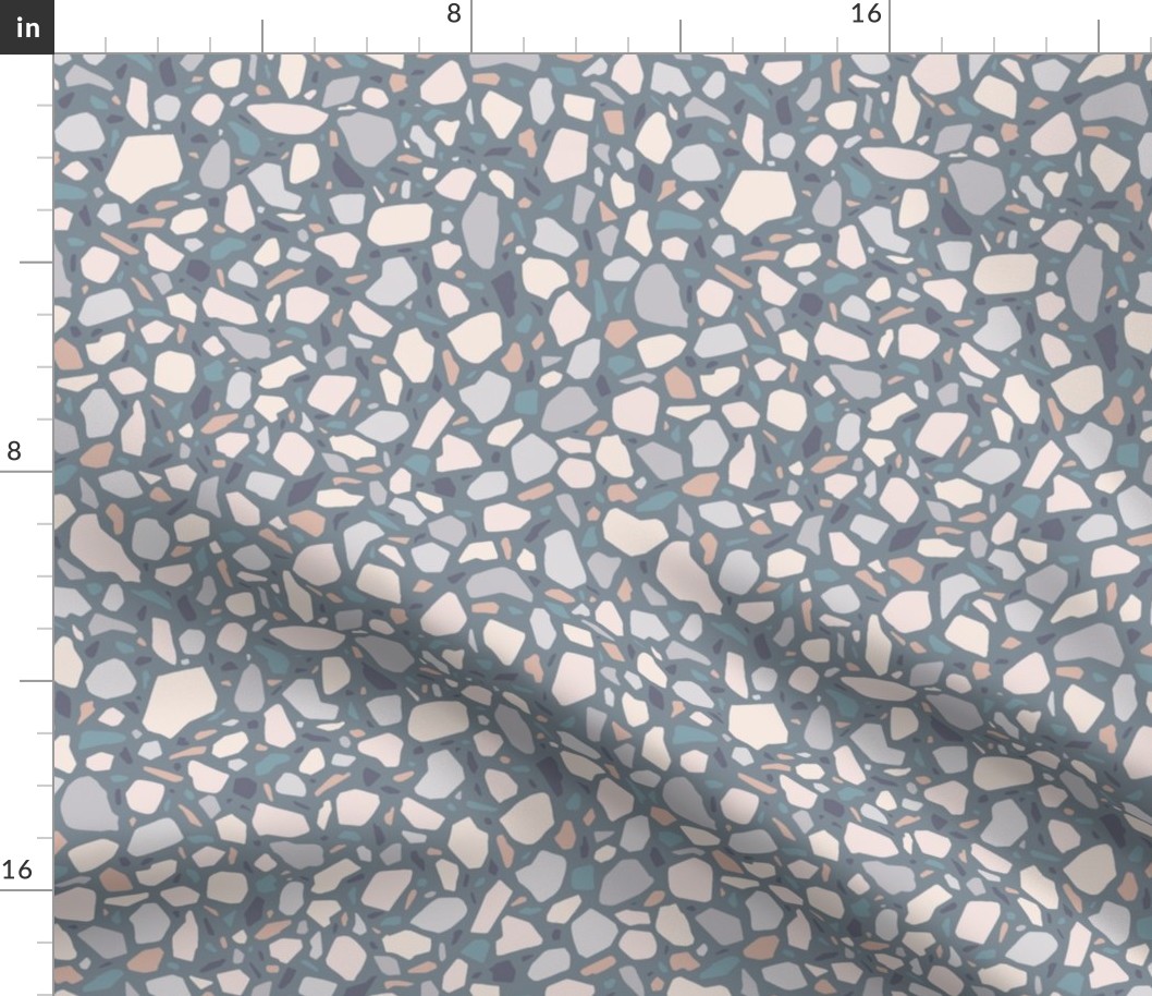 gray terrazzo