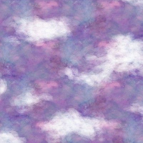 clouds in the sky only purple FLWRHT