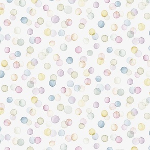 Spring Playful watercolor dots - LARGE