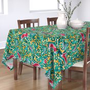 Vernal- Spring Batik Tie Dye- Large Scale