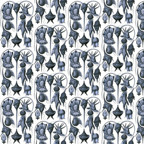 Ernst Haeckel Peridinea Denim Blue