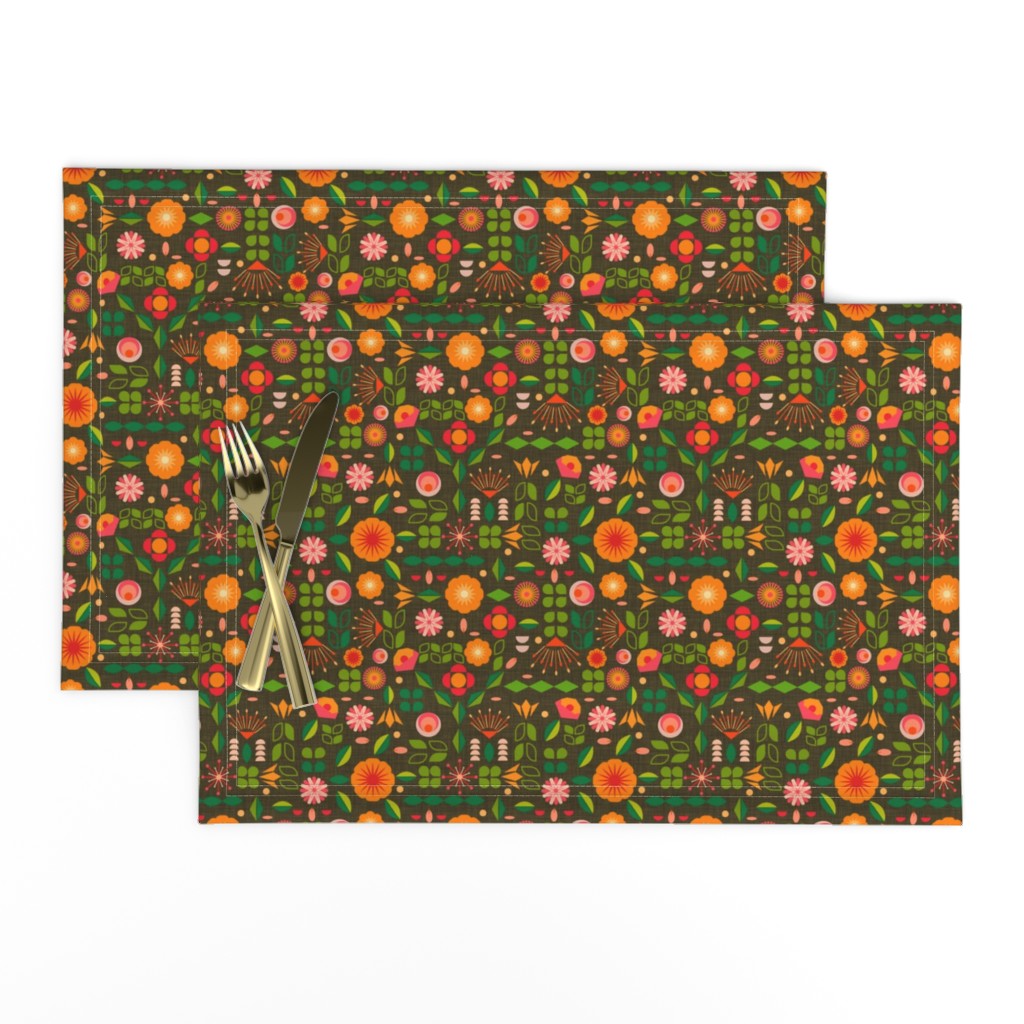 Verdure- Mod Scandi Florals- Small Scale