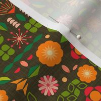 Verdure- Mod Scandi Florals- Small Scale