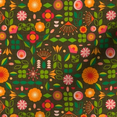 Verdure- Mod Scandi Florals- Small Scale