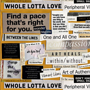 lotta love-fat quarter-golden 16x20