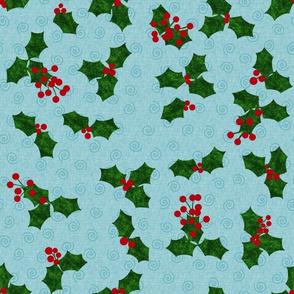 Gingerbread Christmas Holly