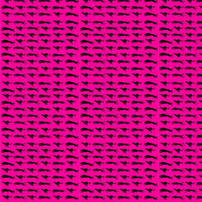 Border Whippet Action Print Hot Pink