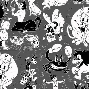 Zodiac Toons - pattern