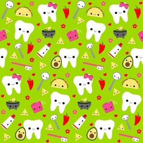 Happy Taco Teeth - Green