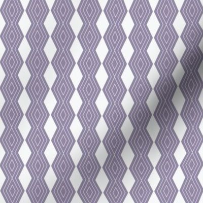 JP35 - Tiny - Harlequin Pinstripe Diamond Chains in Two Tone Violet