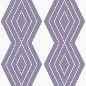 JP35 - medium - Harlequin Pinstripe Diamond Chains in Two Tone Violet