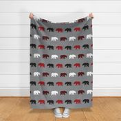 buffalo plaid marching bears